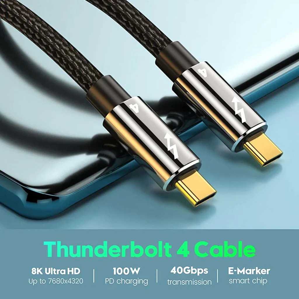 TECPHILE- 100W Type-C to Type-C PD Fast Charging Cable (150cm) - Image 2