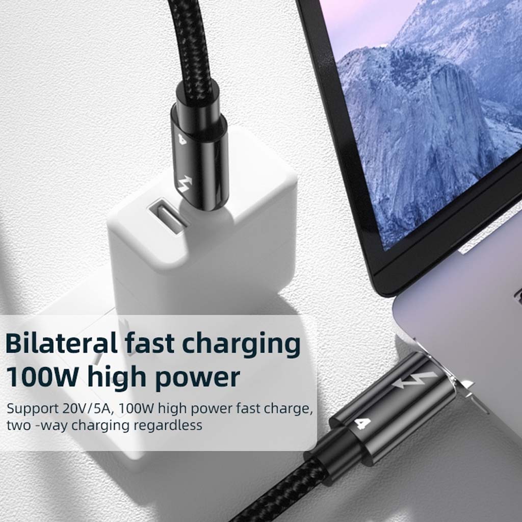 TECPHILE- 100W Type-C to Type-C PD Fast Charging Cable (150cm) - Image 4