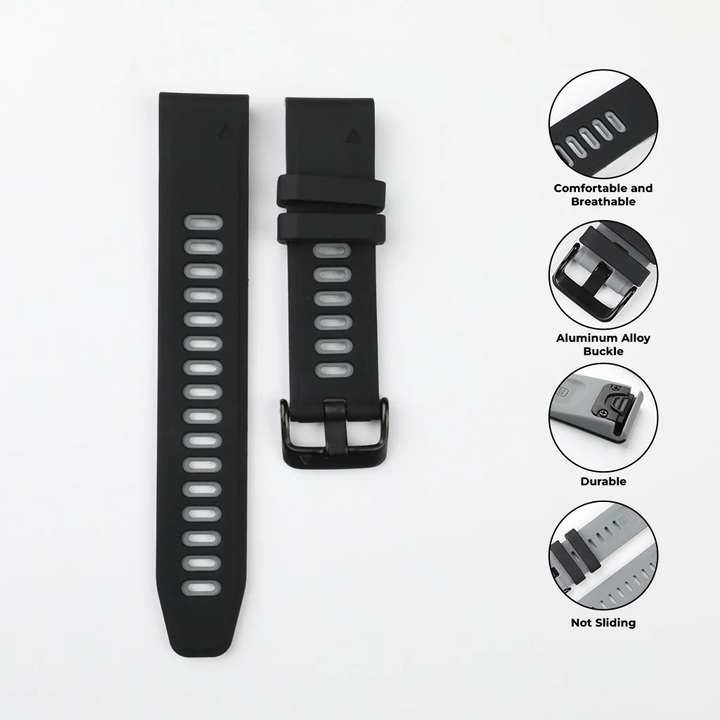 TECPHILE - 20mm Quickfit Watch Band for Garmin Fenix 6S/6S Pro - Image 2