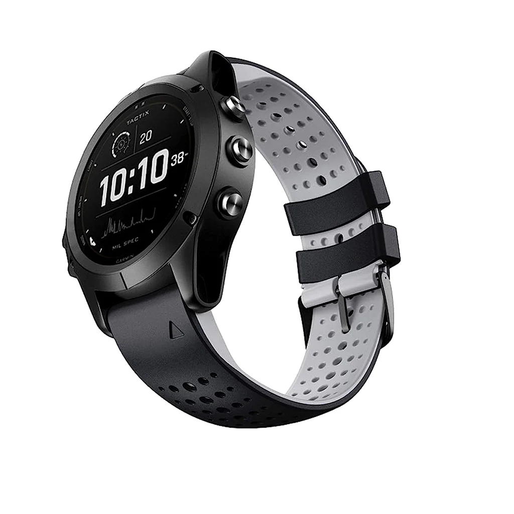 TECPHILE - 22mm Quickfit Garmin Silicon Watch Strap - Image 16