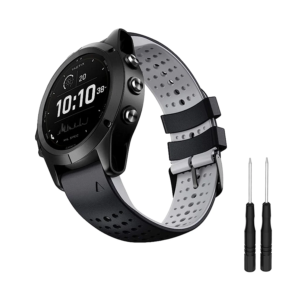 TECPHILE - 22mm Quickfit Garmin Silicon Watch Strap - Image 17