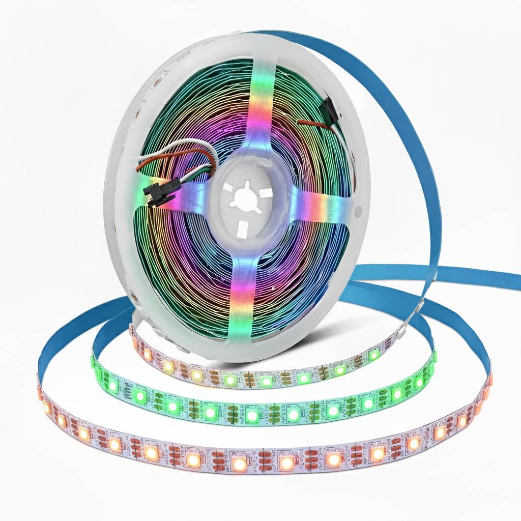 5m RGBIC LED Strip Lights 5V with Smart Controller Adaptor