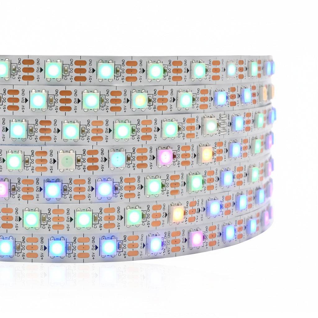 5m RGBIC LED Strip Lights 5V with Smart Controller Adaptor - Image 3