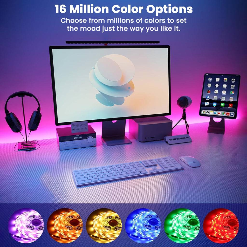 5m RGBIC LED Strip Lights 5V with Smart Controller Adaptor - Image 5