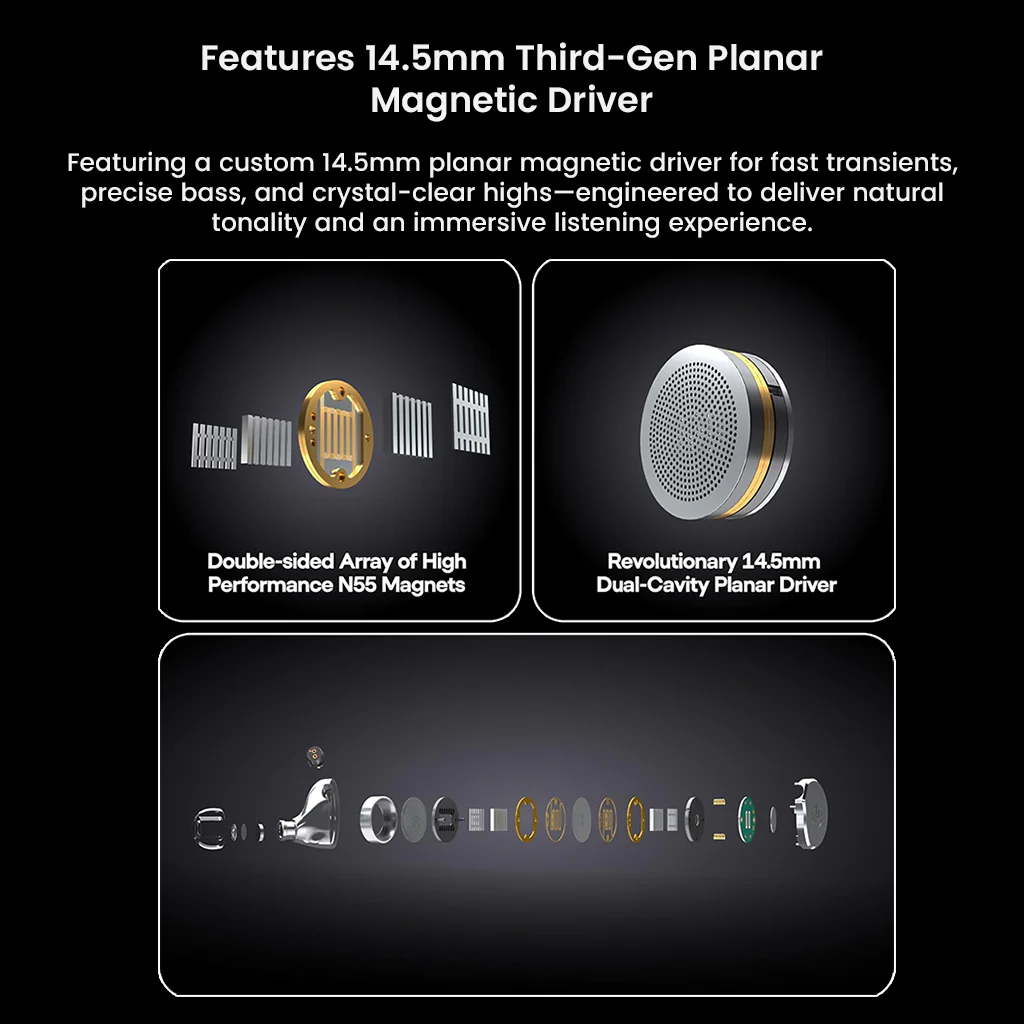 7Hz x Crinacle – Divine 14.5mm Planar Magnetic IEM - Image 12