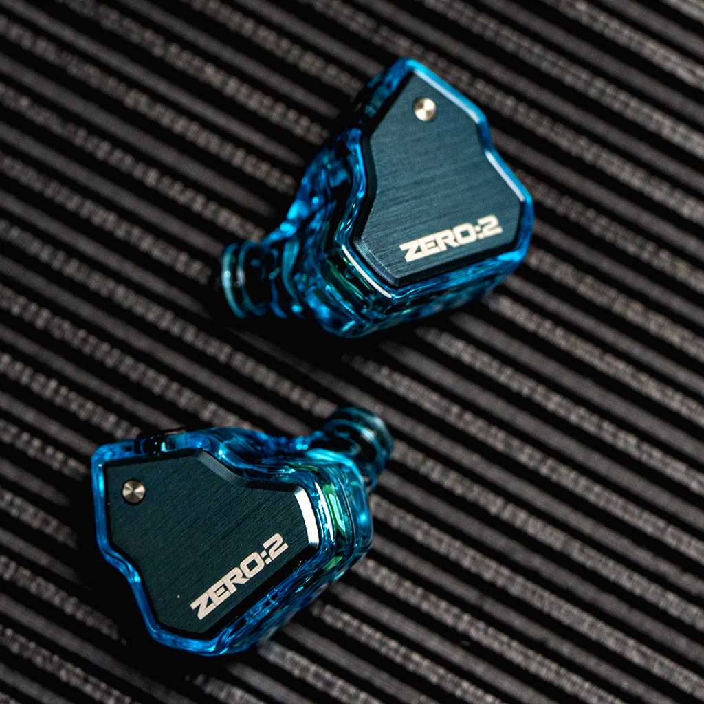 7HZ x Crinacle Zero 2 IEM (Blue) + AUDIOCULAR D07 Slim DAC & Amp - Image 3