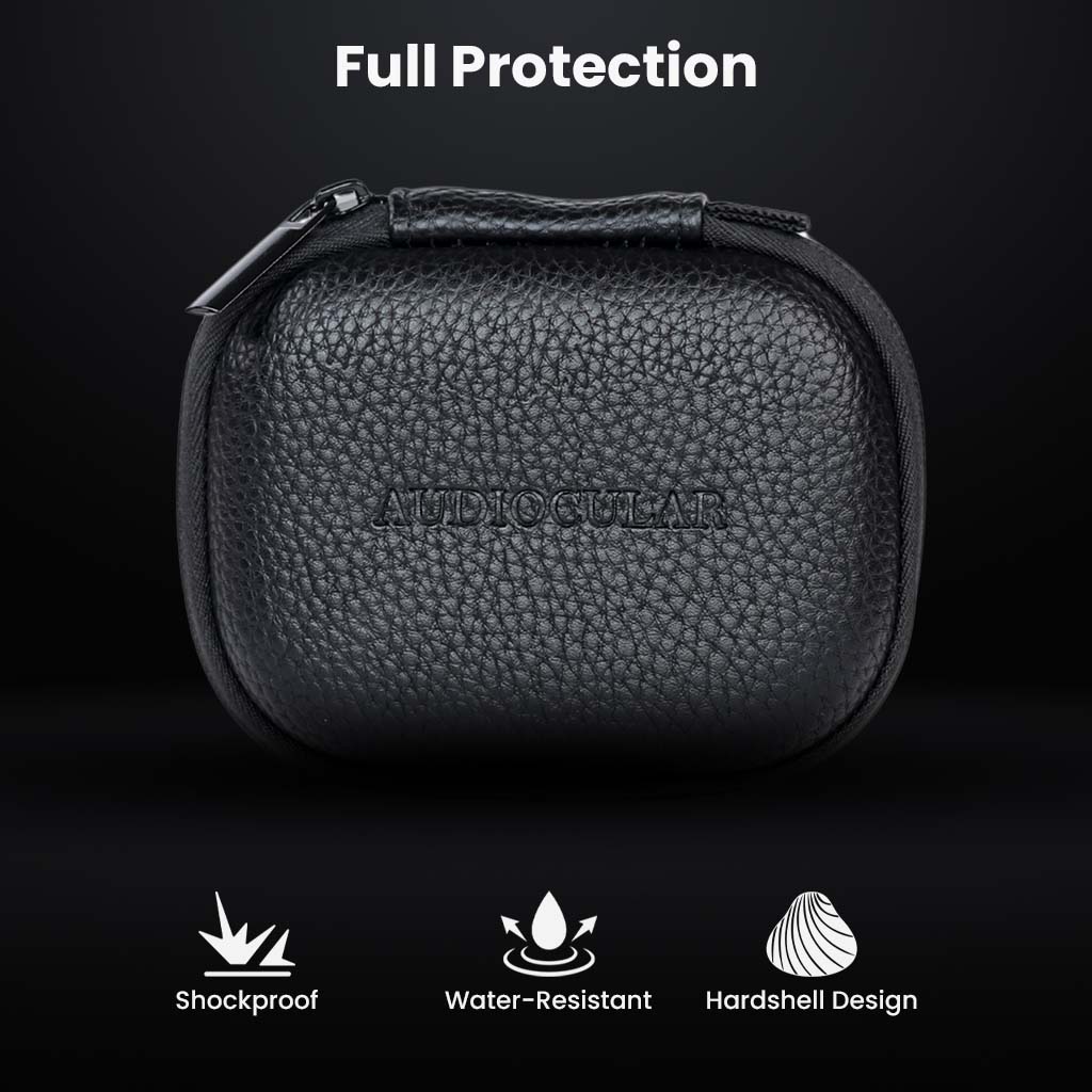 AC27 Leather Zip Earphone Case for IEM - Image 5