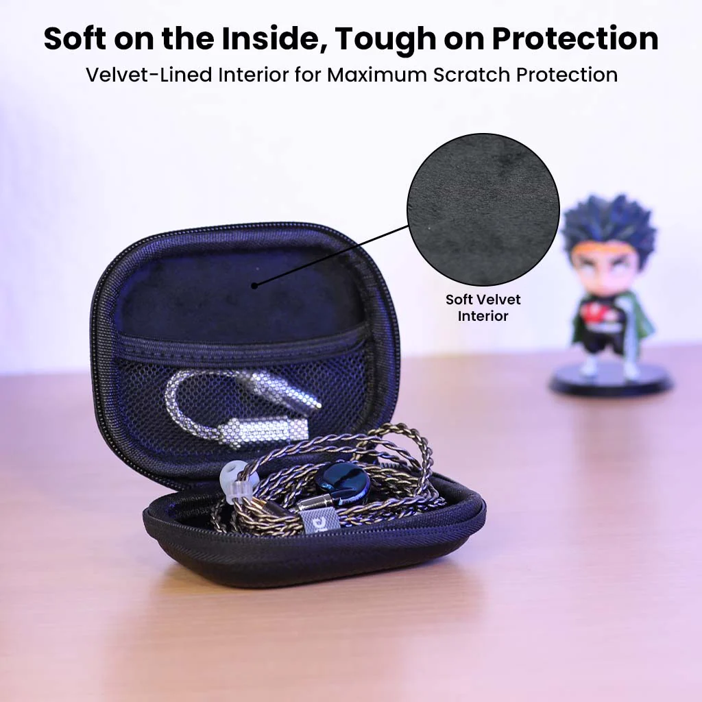 AC27 Leather Zip Earphone Case for IEM - Image 7
