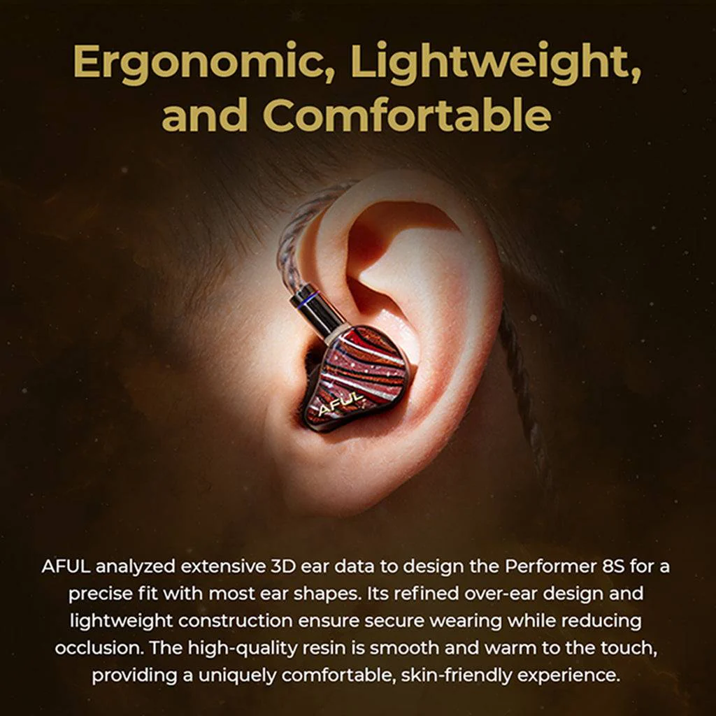 AFUL - Performer 8S 1DD + 6BA + Passive Radiator + MicroPlanar Quadbrid IEM - Image 11