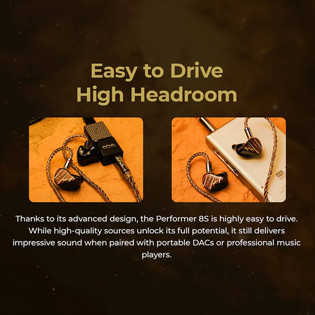 AFUL - Performer 8S 1DD + 6BA + Passive Radiator + MicroPlanar Quadbrid IEM - Image 12