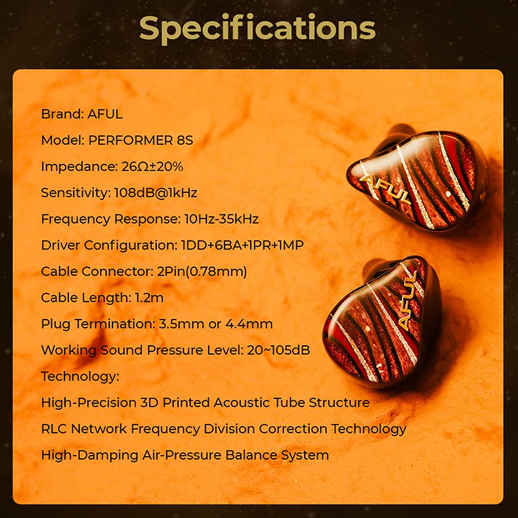 AFUL - Performer 8S 1DD + 6BA + Passive Radiator + MicroPlanar Quadbrid IEM - Image 14