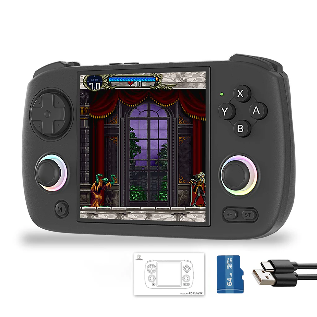 ANBERNIC- RG CubeXX Handheld Gaming Console with IPS Display - Image 12