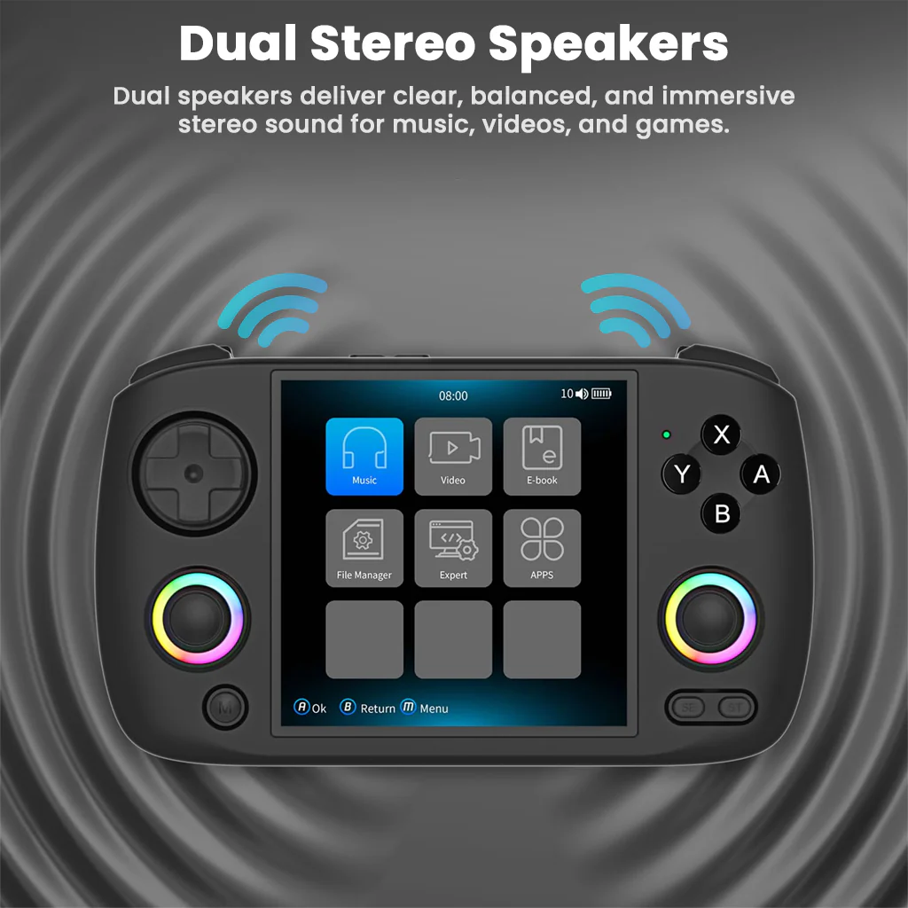 ANBERNIC- RG CubeXX Handheld Gaming Console with IPS Display - Image 8