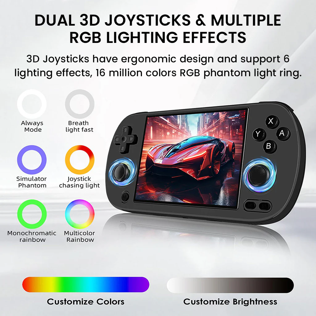 ANBERNIC- RG40XX H 4.0 inch Handheld Game Console with 30+ Emulators - Image 8