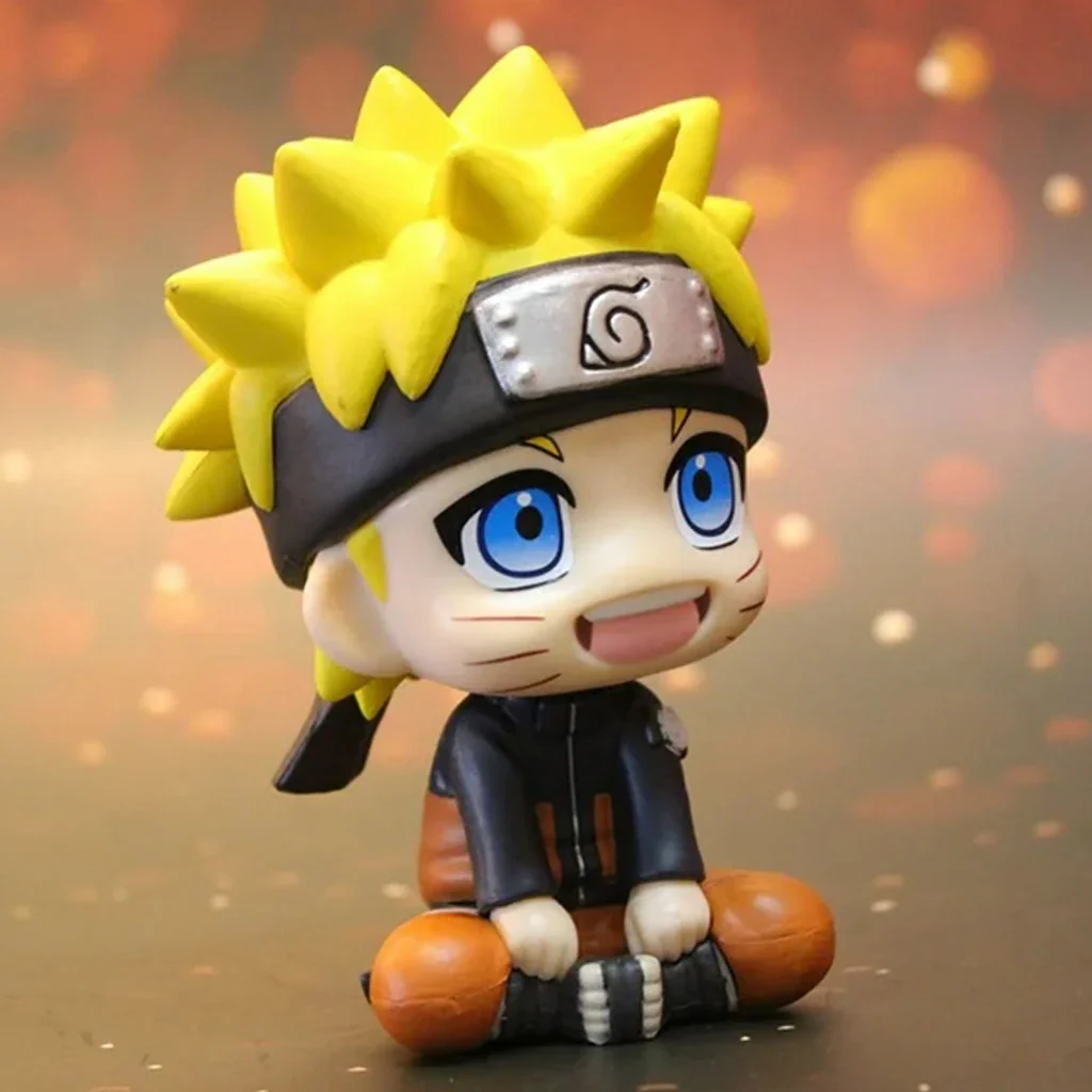 Anime Action Figures Naruto, Kakashi, Luffy, Nezuko Bobblehead Toy - Image 15