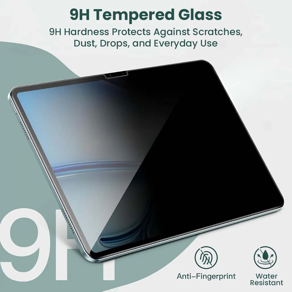 Anti Spy Privacy Tempered Glass Screen Protector for iPad Air 11 M2/ M3 - Image 9