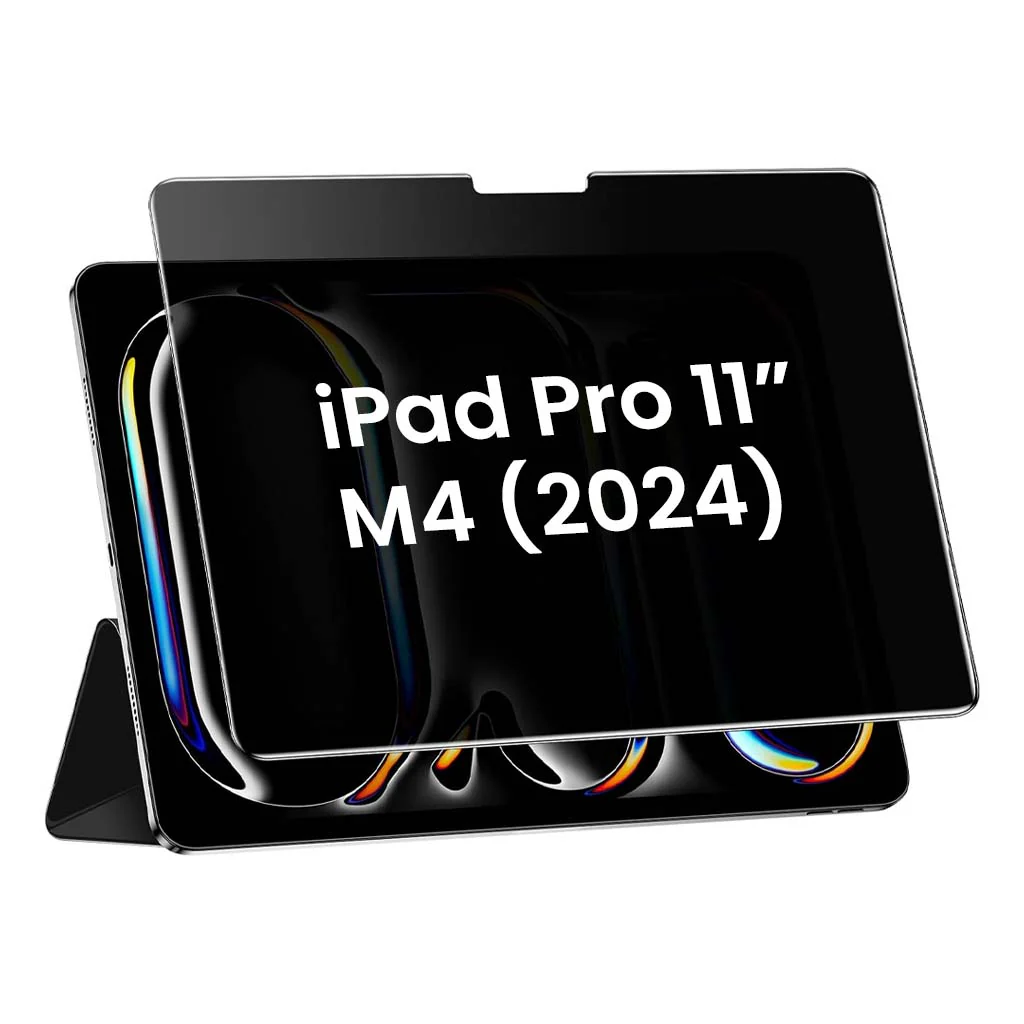 Anti Spy Privacy Tempered Glass Screen Protector for iPad Pro 11 M4 2024