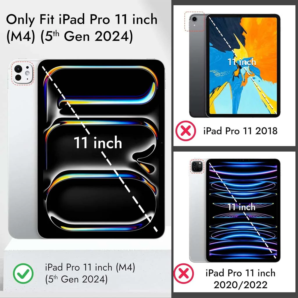 Anti Spy Privacy Tempered Glass Screen Protector for iPad Pro 11 M4 2024 - Image 2