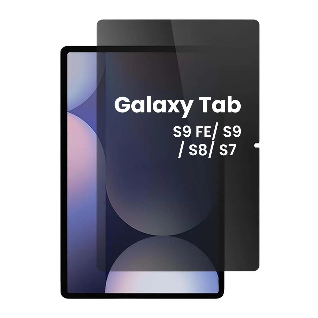 Anti Spy Privacy Tempered Glass Screen Protector for Samsung Galaxy Tab S9 FE/ S9/ S8/ S7