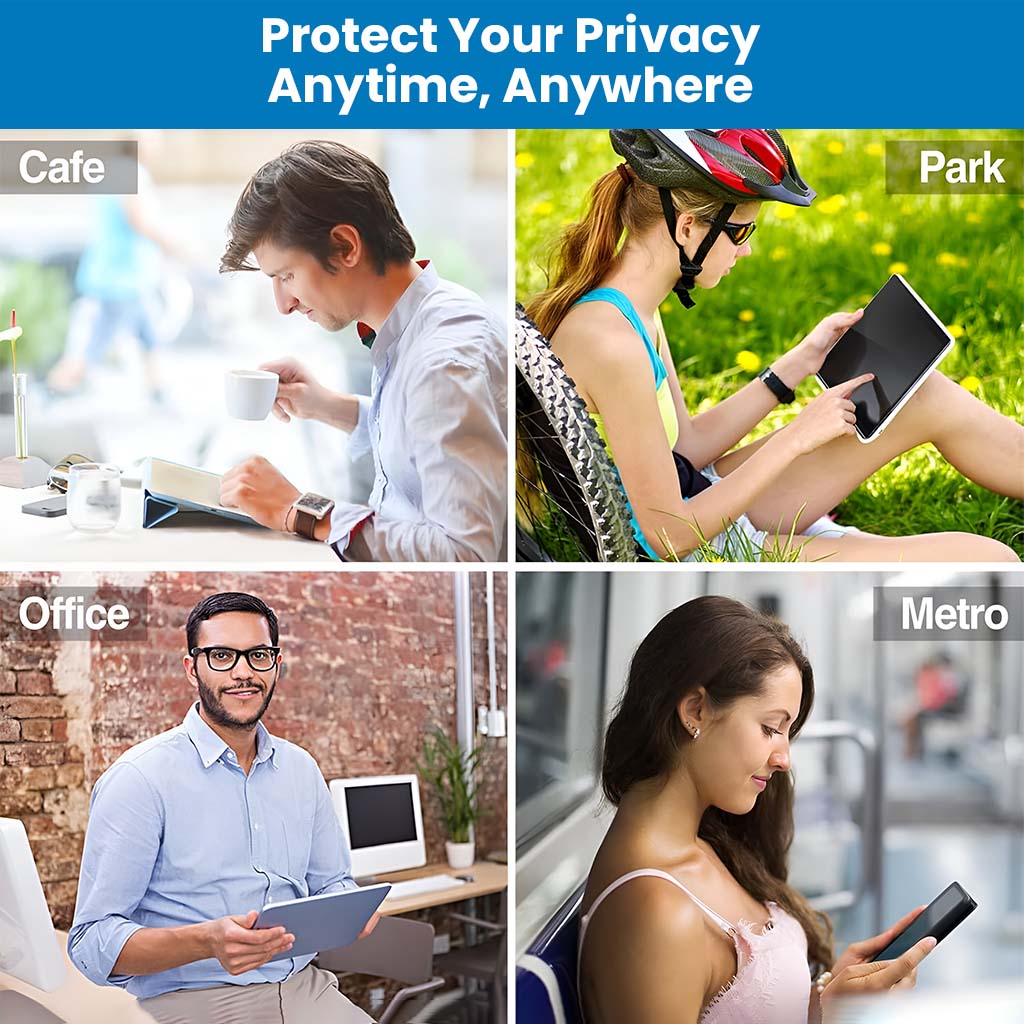 Anti Spy Privacy Tempered Glass Screen Protector for Samsung Galaxy Tab S9 FE/ S9/ S8/ S7 - Image 5