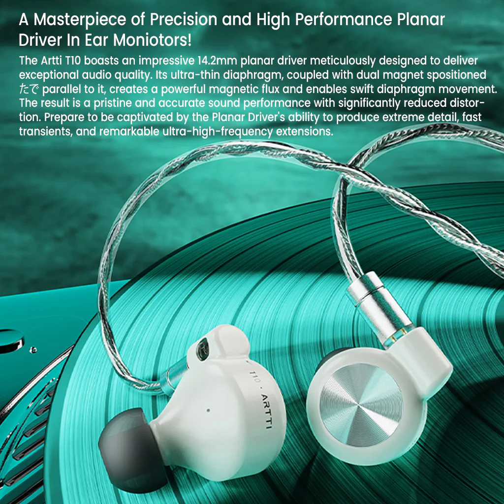 ARTTI - T10 14.2mm Planar Driver IEM - Image 3