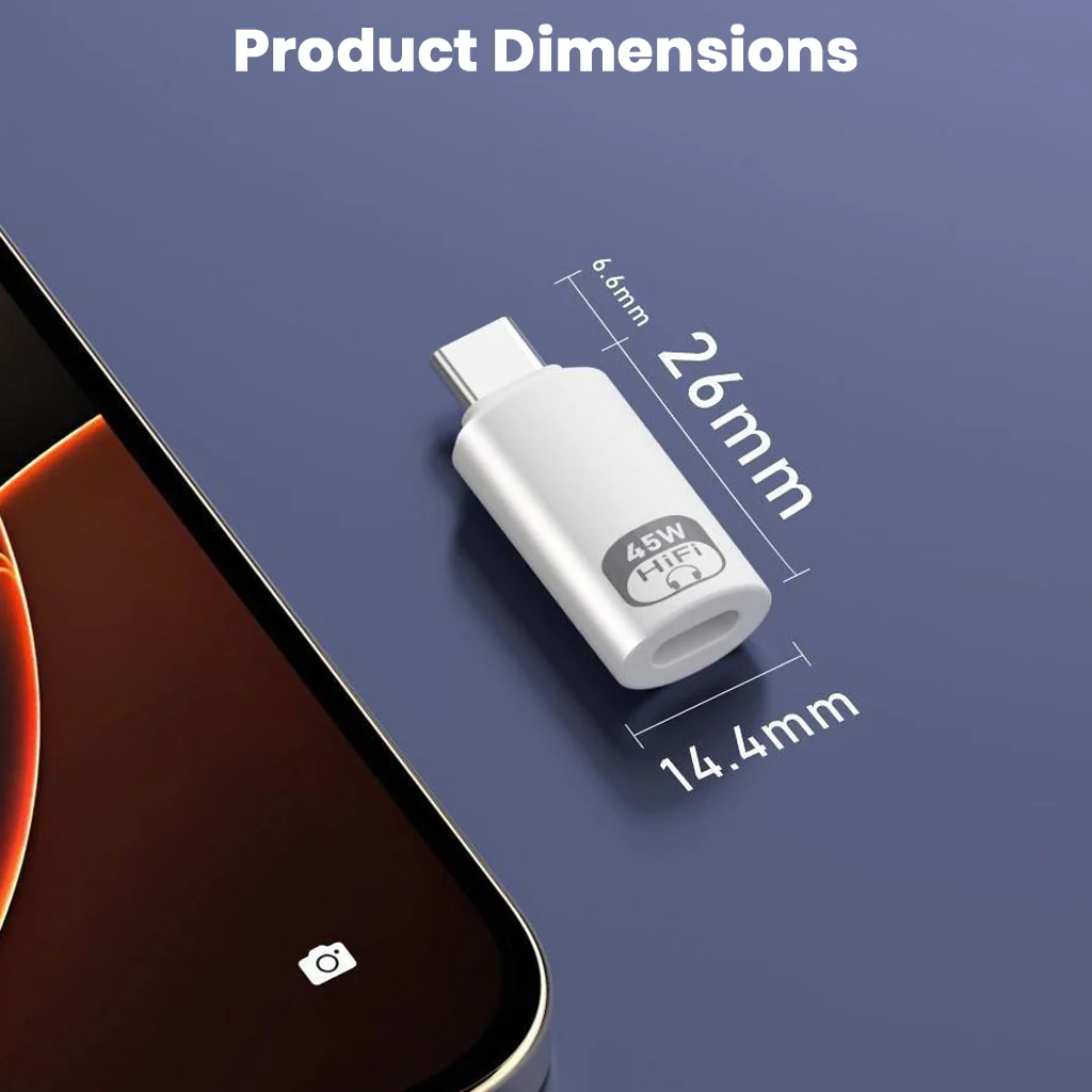 AUDIOCULAR-45W Type-C to Lightning Audio & Charging Adapter - Image 8
