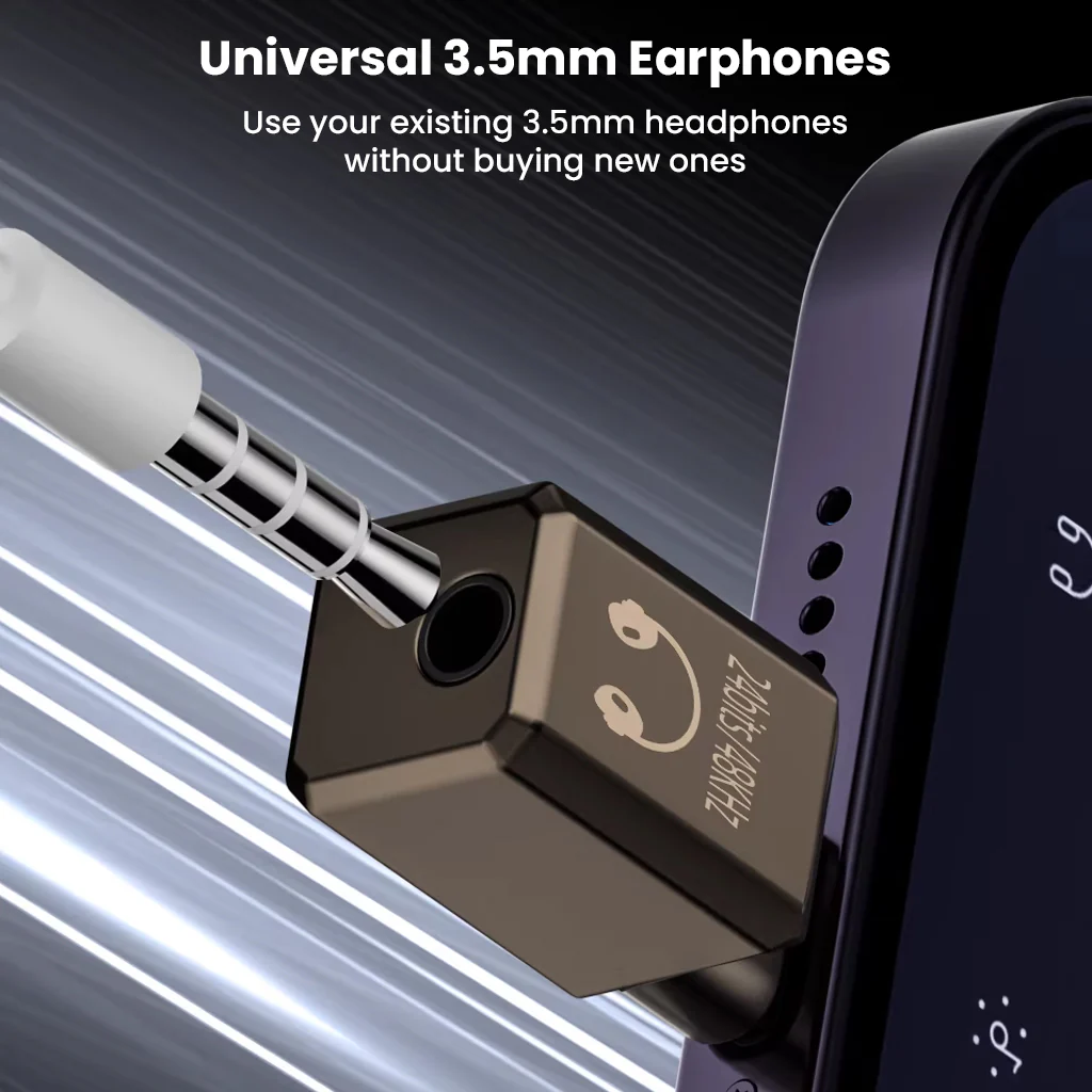 AUDIOCULAR- A19X Lightning to 3.5mm Female Audio Adapter - Image 2