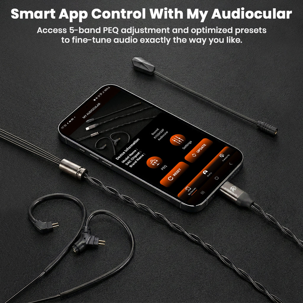AUDIOCULAR - BOOM-X Gaming IEM Upgrade Cable with Mic - Image 9