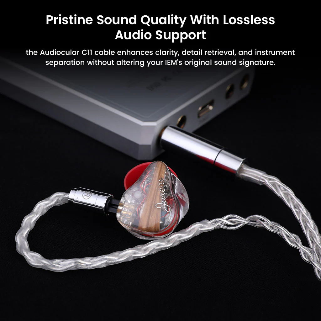 AUDIOCULAR - C11 8-Core 4N OCC IEM Upgrade Cable - Image 2
