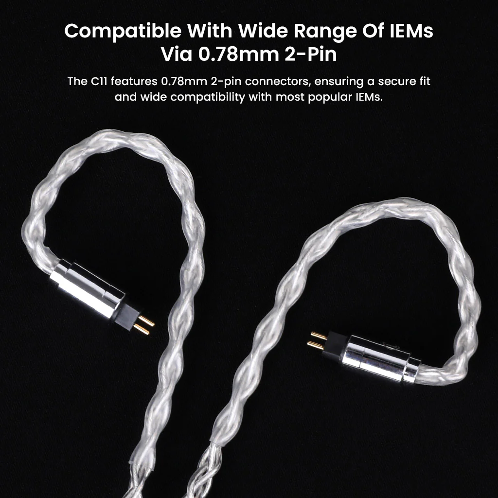 AUDIOCULAR - C11 8-Core 4N OCC IEM Upgrade Cable - Image 3