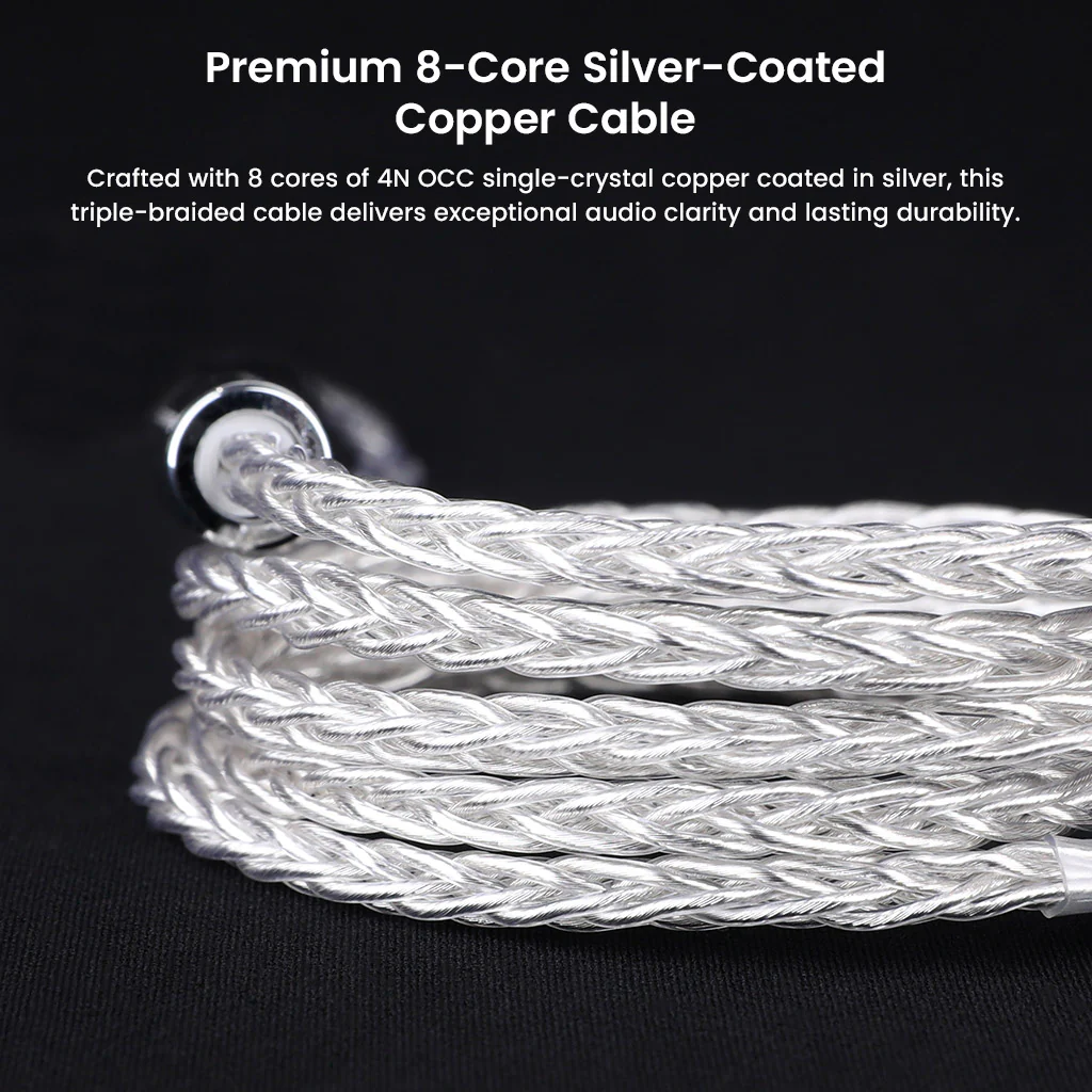 AUDIOCULAR - C11 8-Core 4N OCC IEM Upgrade Cable - Image 4