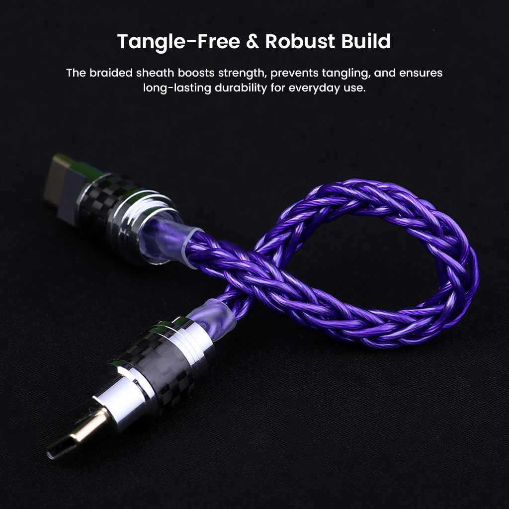 AUDIOCULAR - C14 Type-C to Type-C Audiophile Grade Cable - Image 3
