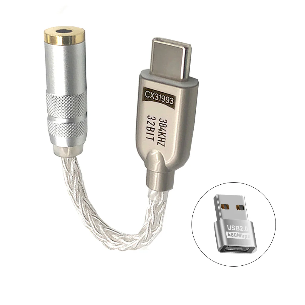 AUDIOCULAR D10 CX31993 Type C to 3.5mm Portable DAC Dongle