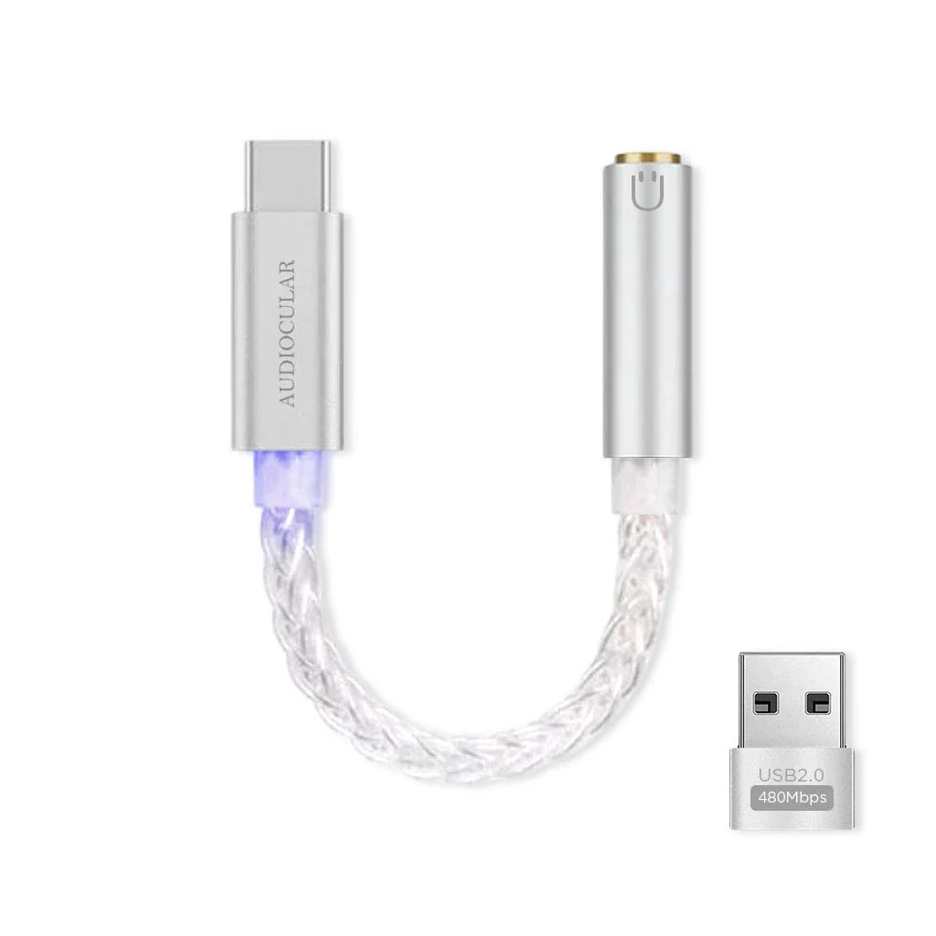 AUDIOCULAR D11 CS43131 Type C to 3.5mm Portable DAC Dongle