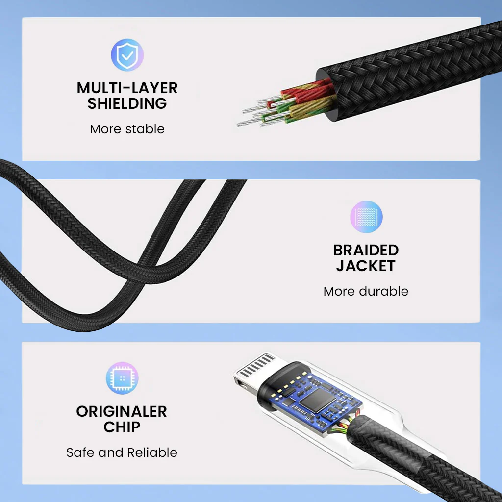 AUDIOCULAR - D16 Lightning to 3.5mm Portable DAC Dongle - Image 9