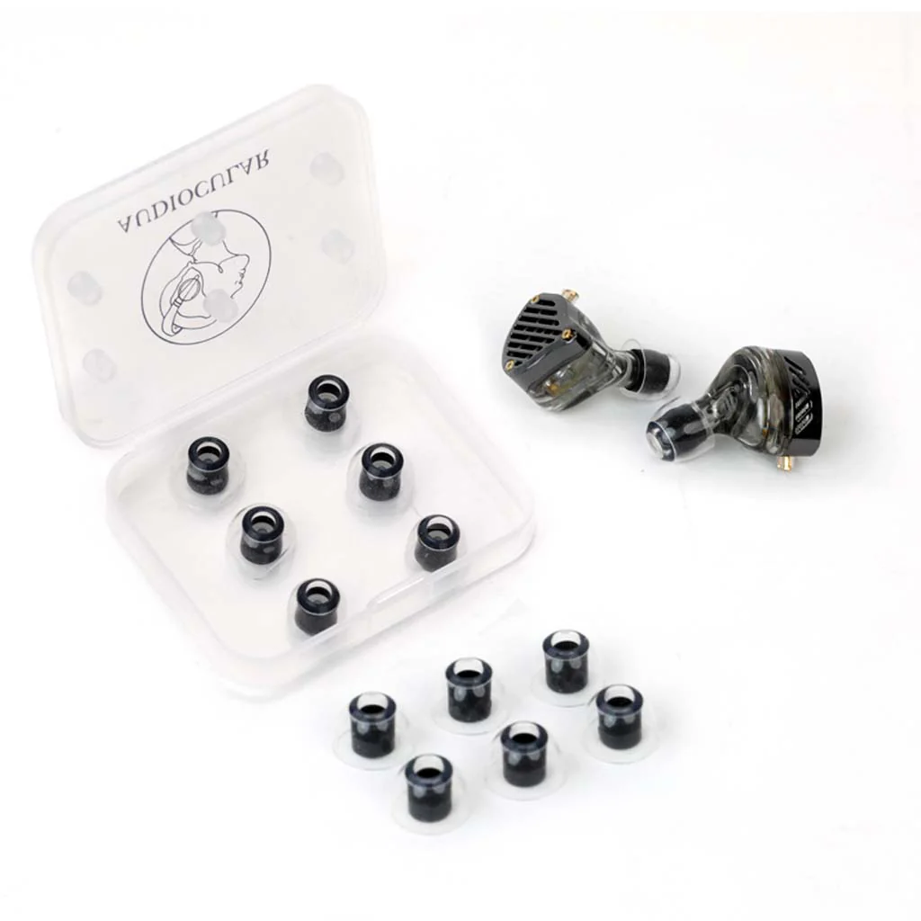 AUDIOCULAR - FlexiGraph Silicone Eartips for IEMs (S/M/L)