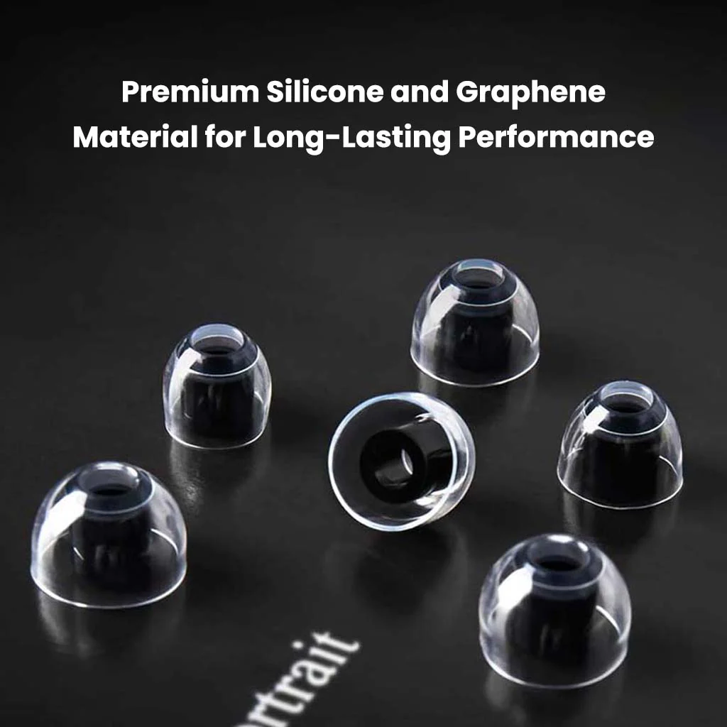 AUDIOCULAR - FlexiGraph Silicone Eartips for IEMs (S/M/L) - Image 3