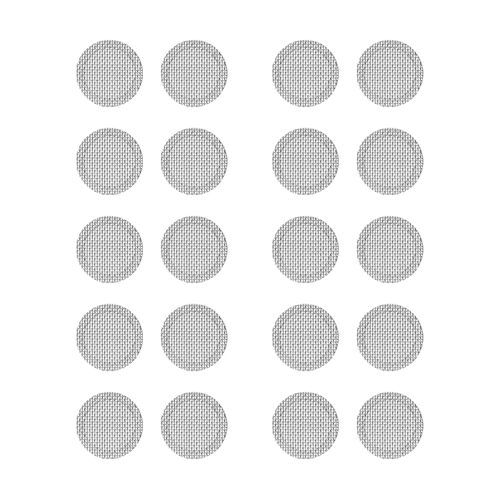 AUDIOCULAR IEM Nozzle Filters – Metal Acoustic Mesh (Silver)