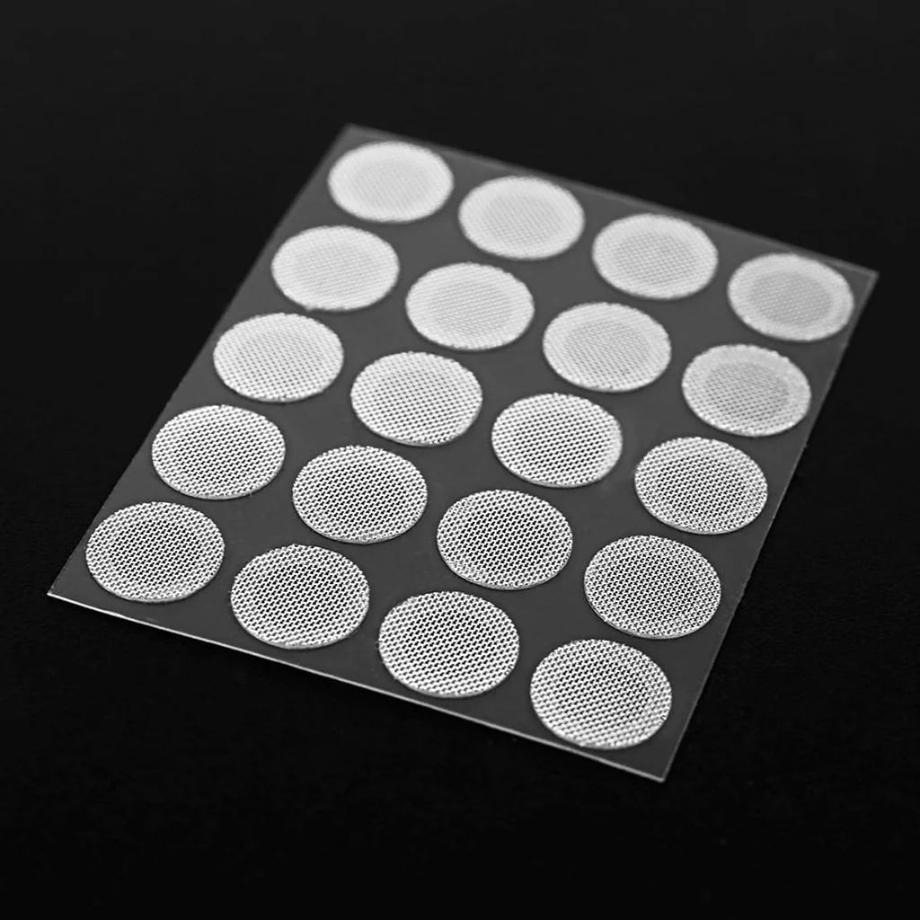 AUDIOCULAR IEM Nozzle Filters – Metal Acoustic Mesh (Silver) - Image 2