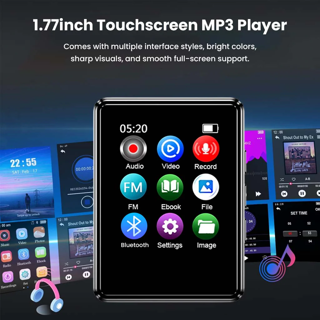 AUDIOCULAR - M01 Portable Mp3 Music Player - Image 4