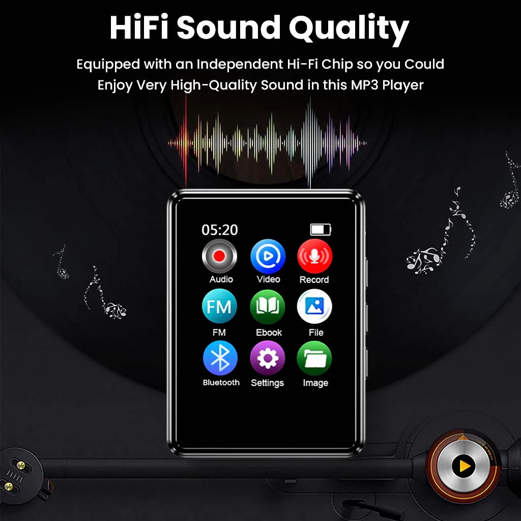 AUDIOCULAR - M01 Portable Mp3 Music Player - Image 8