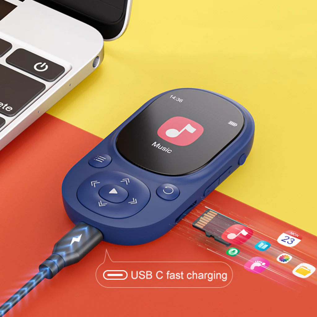 AUDIOCULAR - M11 Portable Mp3 Player with Clip Design - Image 18