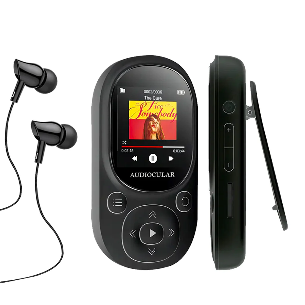 AUDIOCULAR - M11 Portable Mp3 Player with Clip Design - Image 22