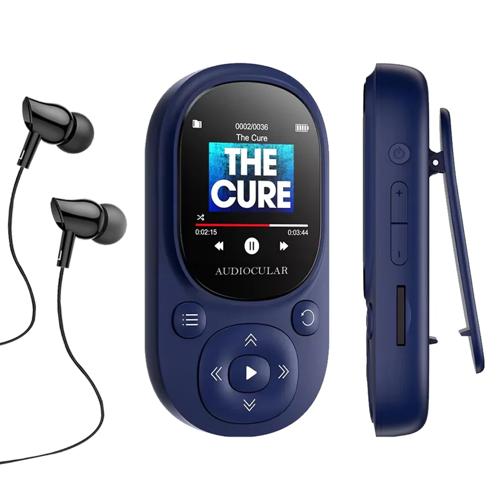 AUDIOCULAR - M11 Portable Mp3 Player with Clip Design - Image 23