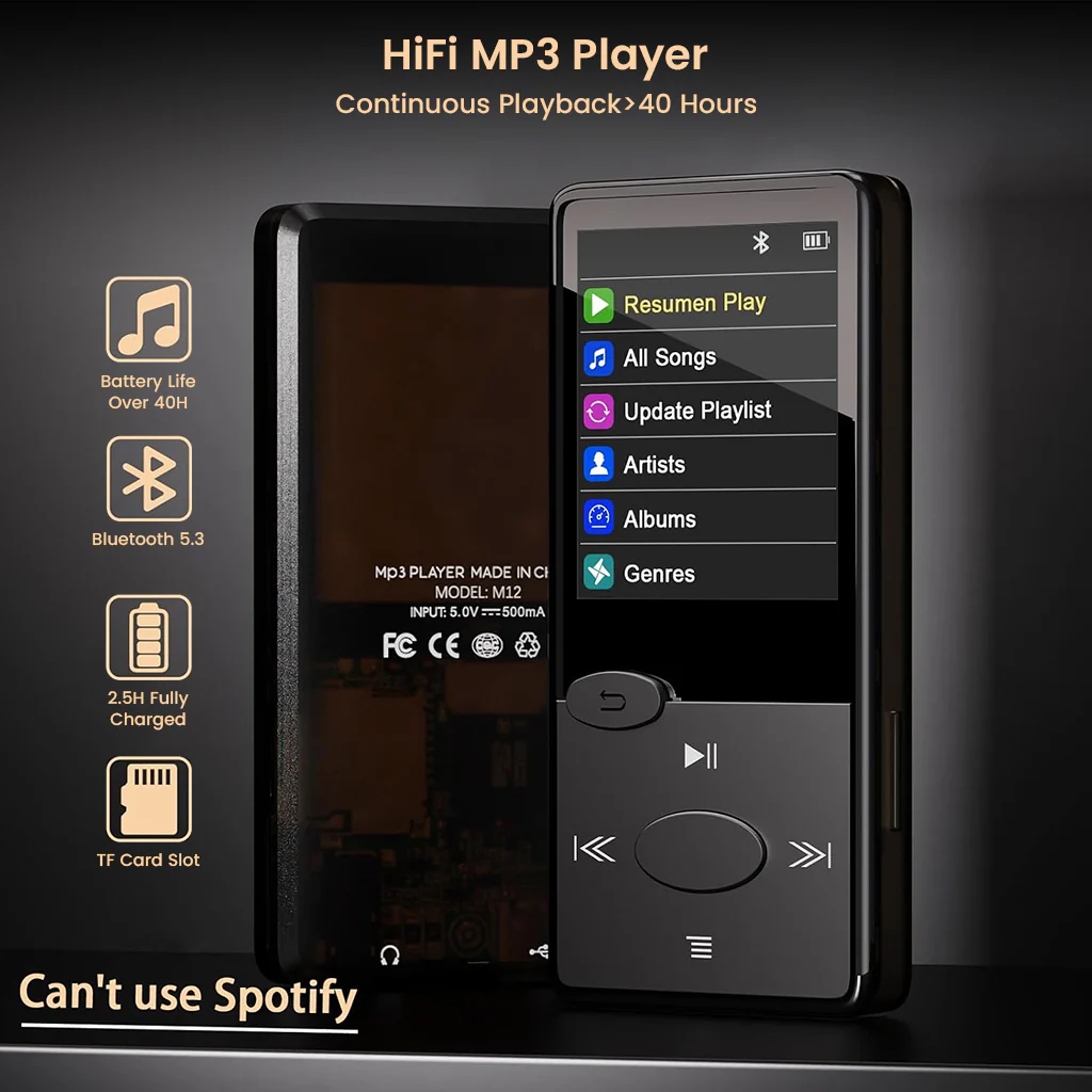 AUDIOCULAR – M12 MP3 Music Player - Image 3