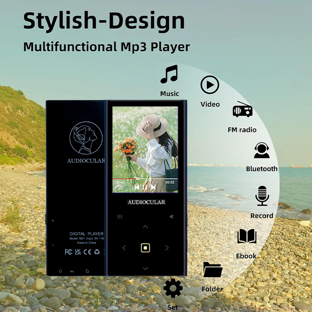 AUDIOCULAR - M21 Portable Mp3 Music Player - Image 2