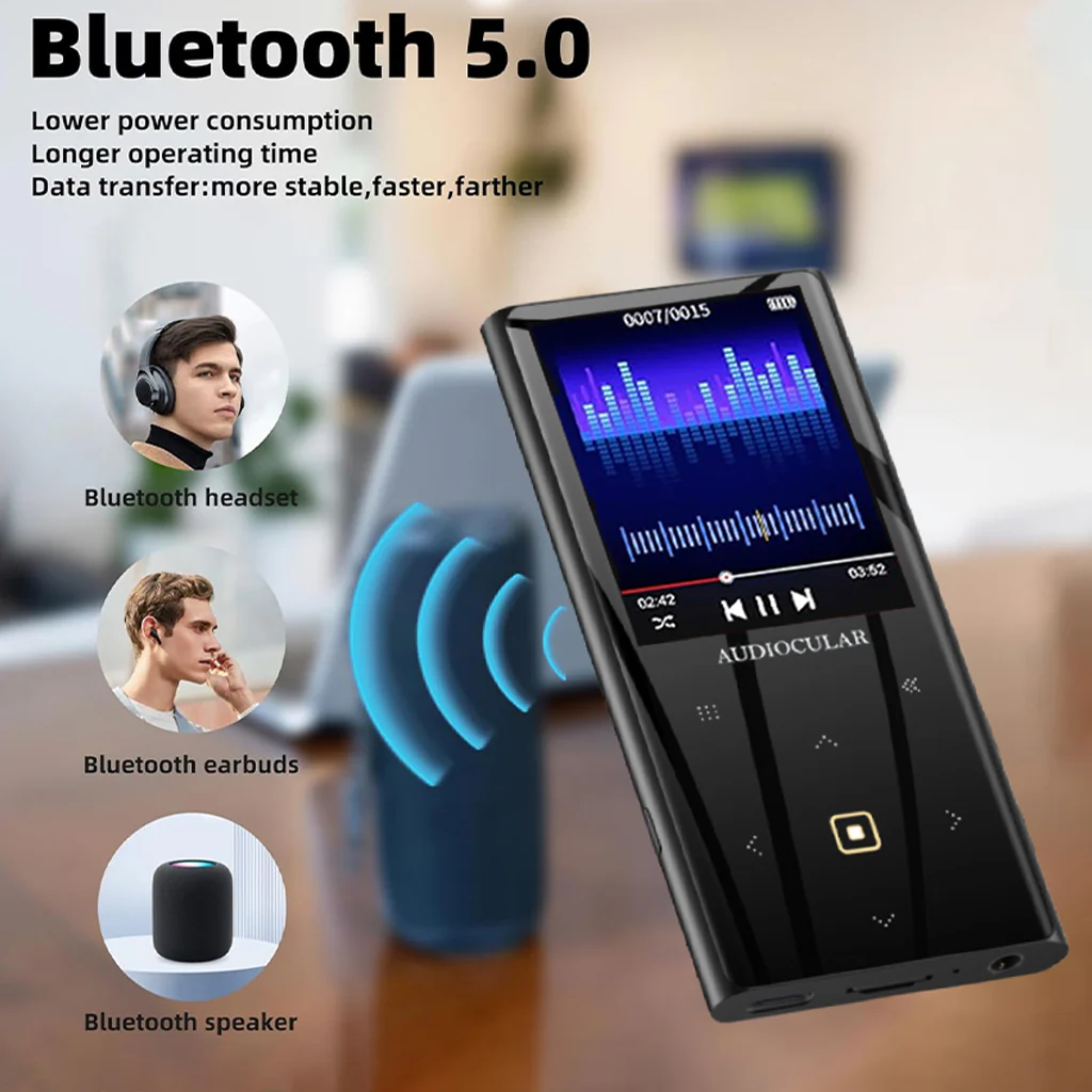AUDIOCULAR - M21 Portable Mp3 Music Player - Image 3