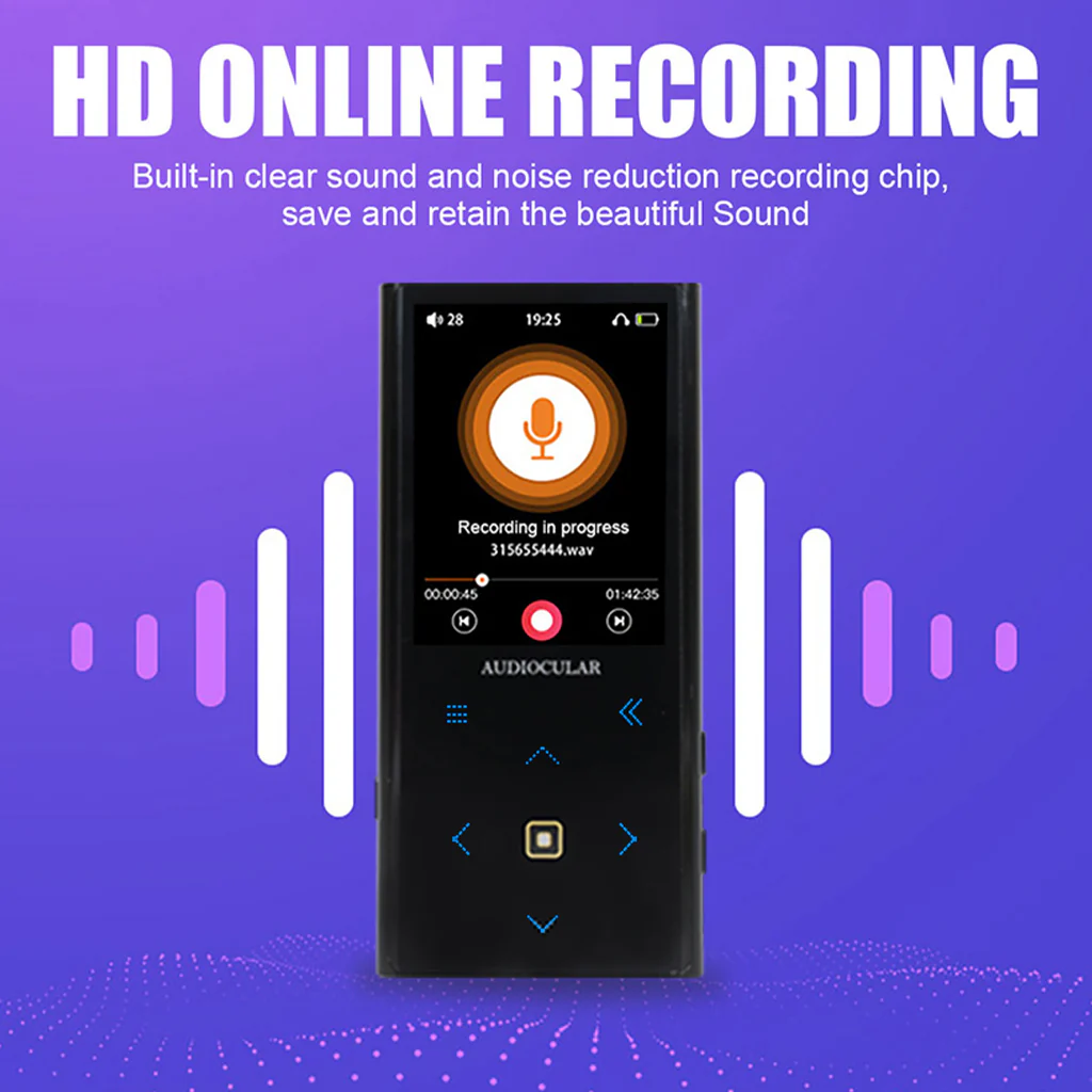 AUDIOCULAR - M21 Portable Mp3 Music Player - Image 6