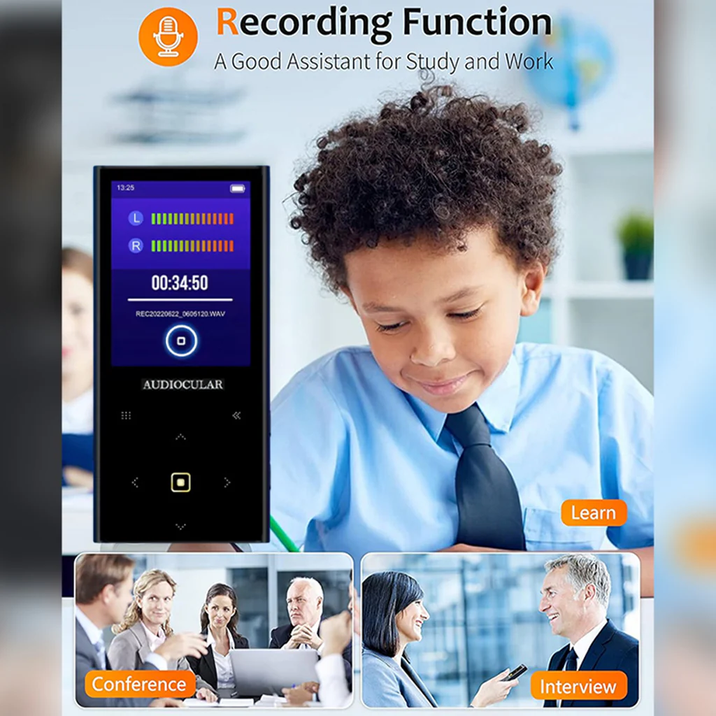 AUDIOCULAR - M21 Portable Mp3 Music Player - Image 7