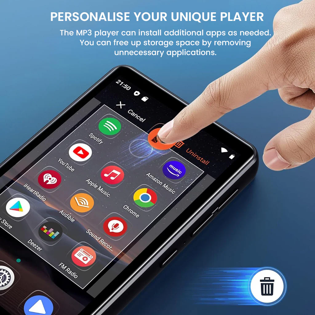 AUDIOCULAR - M302 Portable Android Mp3 Music Player - Image 7